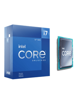 Intel Core i7-12700KF Alder Lake CPU - 12 kärnor - 3.6 GHz - Intel LGA1700 - Intel Boxed (utan kylare)