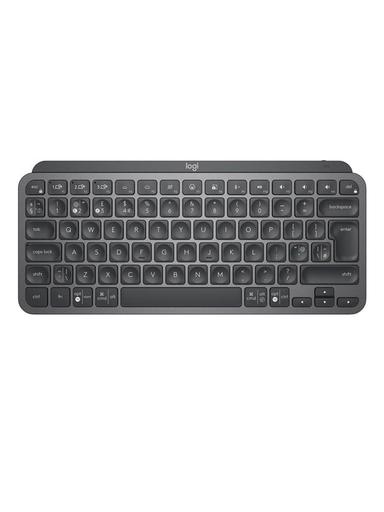 Logitech MX Keys Mini Minimalist Wireless Illuminated Keyboard - Graphite - Tangentbord - Nordisk - Svart