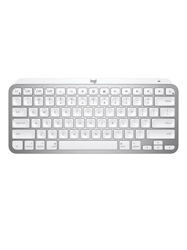 Logitech MX Keys Mini For Mac Wireless Keyboard - Pale Grey - Tangentbord - Nordisk - Grå