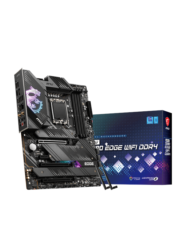 MSI MPG Z690 EDGE WIFI DDR4 Moderkort - Intel Z690 - Intel LGA1700 socket - DDR4 RAM - ATX