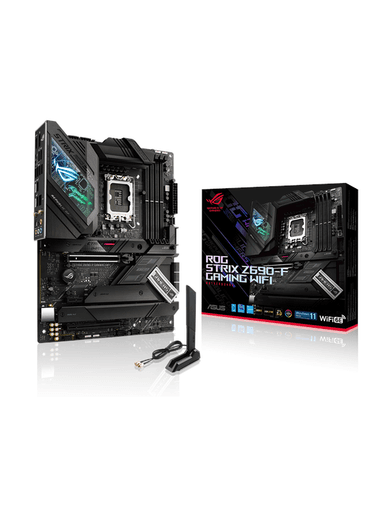 ASUS ROG STRIX Z690-F GAMING WIFI Moderkort - Intel Z690 - Intel LGA1700 socket - DDR5 RAM - ATX