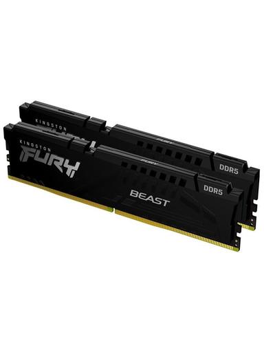 Kingston FURY Beast DDR5-4800 - 32GB - CL38 - Dual Channel (2 pcs) - Intel XMP - Svart