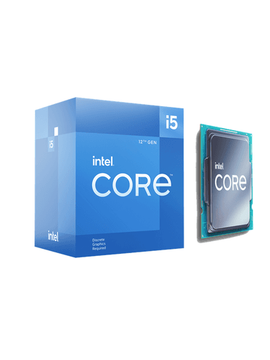 Intel Core i5-12400F Alder Lake CPU - 6 kärnor - 2.5 GHz - Intel LGA1700 - Intel Boxed (med kylare)