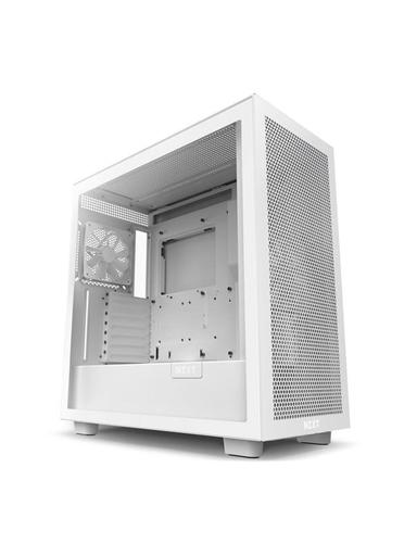 NZXT H7 Flow Matte White - Chassi - Miditower - Vit