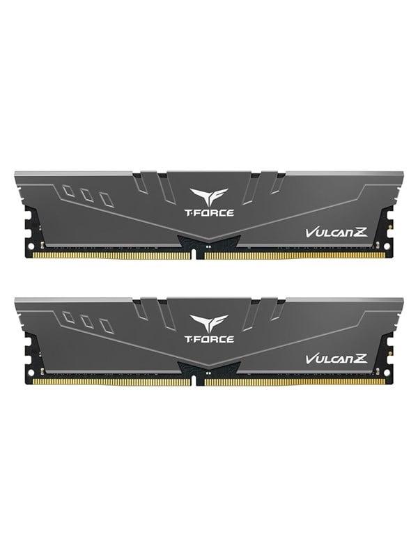 Team Group T-Force Vulcan Z DDR4-3200 - 16GB - CL16 - Dual Channel (2 pcs) - Intel XMP - Grå