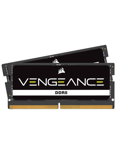 Corsair Vengeance SODIMM DDR5-4800 - 32GB - CL40 - Dual Channel (2 pcs) - Intel XMP - Svart