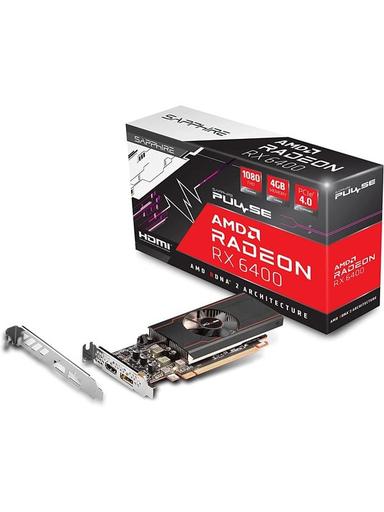 Sapphire Radeon RX 6400 Pulse - 4GB GDDR6 RAM - Grafikkort