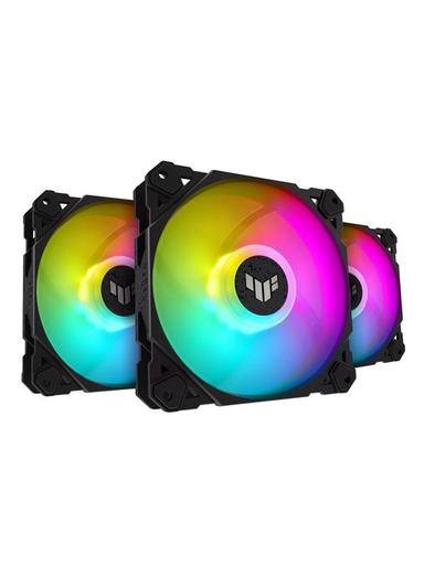 ASUS TUF GAMING TF120 ARGB 3IN1 - Chassi fläkt - 120mm - Svart med RGB LED - 29 dBA