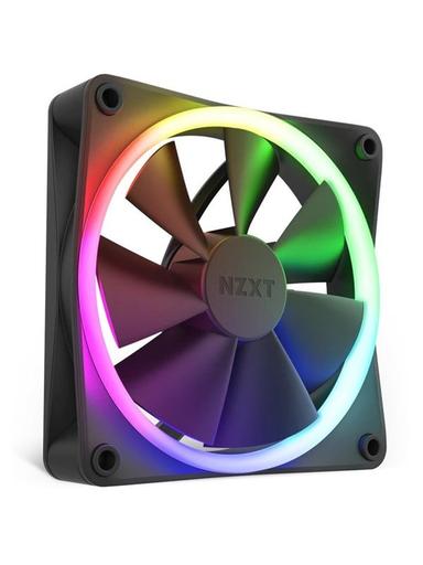 NZXT F140 RGB - Black - Chassi fläkt - 140mm - Svart med RGB LED - 33 dBA