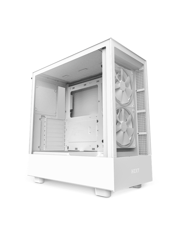 NZXT H5 Elite Matte White - Chassi - Miditower - Vit