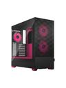 Fractal Design Pop Air RGB - Magenta Core TG Clear Tint - Chassi - Miditower - Rosa