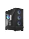 Fractal Design Pop XL Air RGB - Tower - utökad ATX - ingen strömförsörjning (ATX) - svart TG genomskinlig ton - USB/ljud