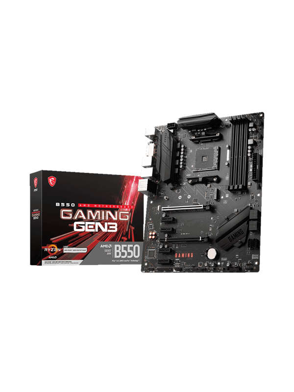 MSI B550 GAMING GEN3 Moderkort - AMD B550 - AMD AM4 socket - DDR4 RAM - ATX