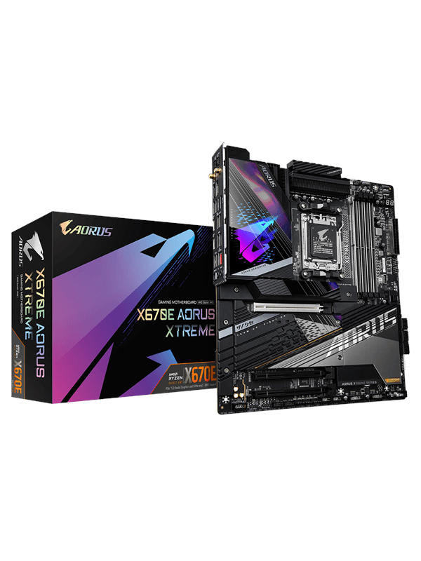 GIGABYTE X670E AORUS XTREME Moderkort - AMD X670E - AMD AM5 socket - DDR5 RAM - ATX