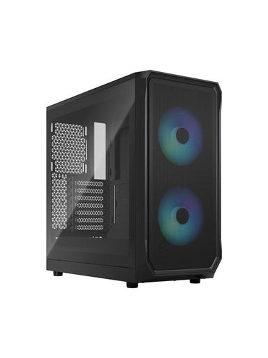 Fractal Design Focus 2 RGB - Black TG Clear Tint - Chassi - Miditower - Svart