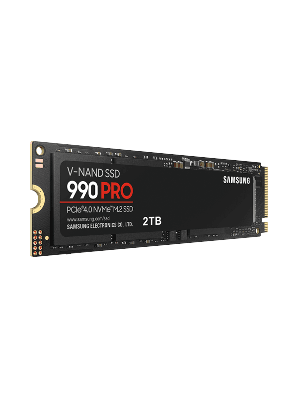 Samsung 990 Pro SSD - 2TB - Utan värmespridare - M.2 2280 - PCIe 4.0