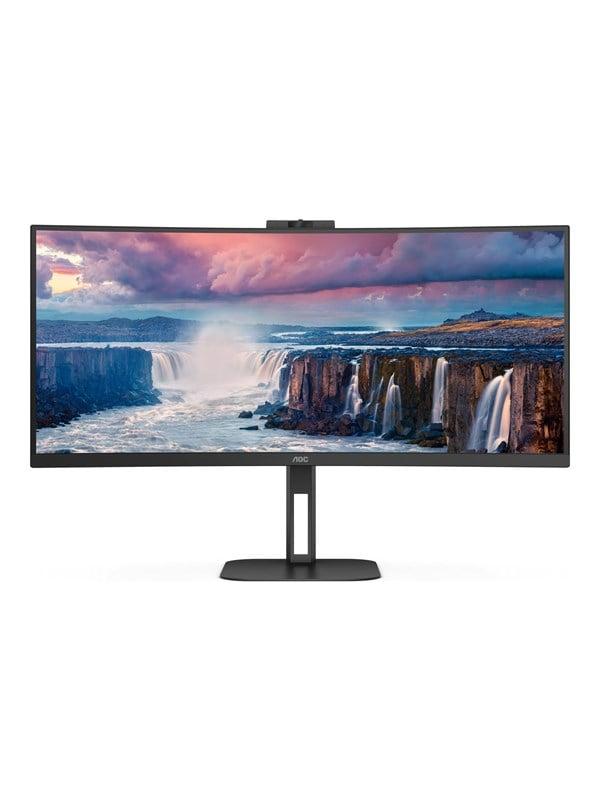 34" AOC CU34V5CW - 3440x1440 (UWQHD) - 100Hz - VA - 65W USB-C - Curved