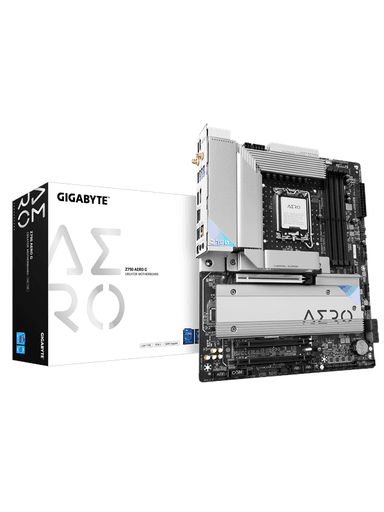 GIGABYTE Z790 AERO G Moderkort - Intel Z790 - Intel LGA1700 socket - DDR5 RAM - ATX