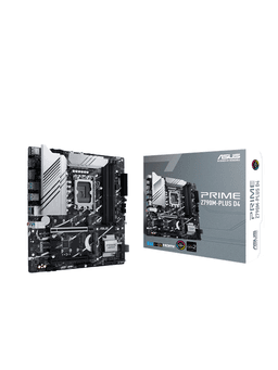 ASUS PRIME Z790M-PLUS D4 Moderkort - Intel Z790 - Intel LGA1700 socket - DDR4 RAM - Micro-ATX