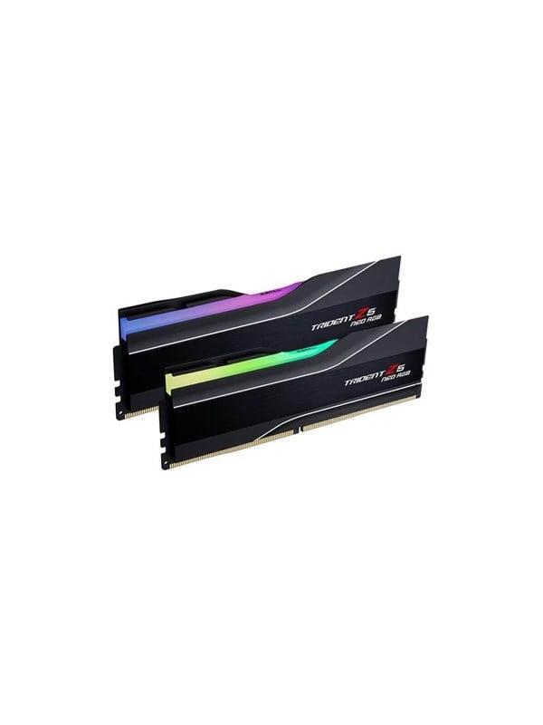 G.Skill Trident Z5 Neo RGB DDR5-6000 - 32GB - CL30 - Dual Channel (2 pcs) - AMD EXPO - Svart med RGB