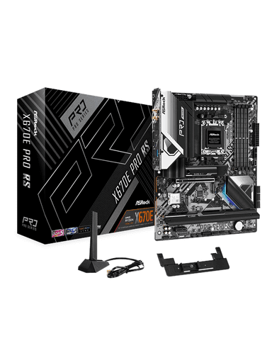 ASRock X670E Pro RS Moderkort - AMD X670E - AMD AM5 socket - DDR5 RAM - ATX