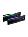 G.Skill Trident Z5 RGB - DDR5 - sats - 64 GB: 2 x 32 GB - DIMM 288-pin - 3200 MHz / PC5-51200 - CL32 - 1.4 V - ej buffrad - icke ECC - borstad aluminiumsvart, mattsvart