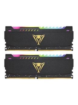 Patriot Viper Steel RGB - DDR4 - kit - 32 GB: 2 x 16 GB - DIMM 288-pin - 3600 MHz / PC4-28800 - unbuffered