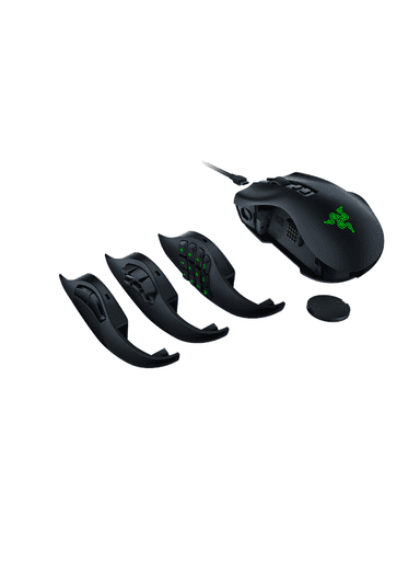 Razer Naga V2 Pro - Wireless MMO Gaming Mouse - Gamingmus - Optic - 19 knappar - Svart