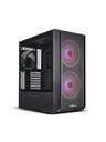 Lian Li LANCOOL 216R-X, Midi Tower, PC, Svart, ATX, EATX, micro ATX, Mini-ITX, Stål, Härdat glas, Multi