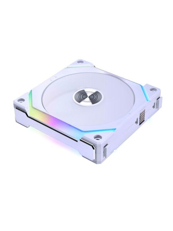 Lian Li UNI FAN SL120 V2 - Chassi fläkt - 120mm - Vit med RGB-ljus - 29 dBA