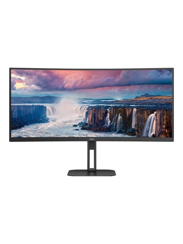 34" AOC CU34V5C/BK - 3440x1440 - 100Hz - VA - 65W USB HUB