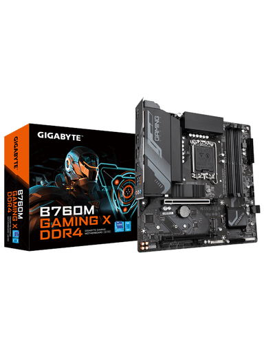 GIGABYTE B760M GAMING X DDR4 Moderkort - Intel B760 - Intel LGA1700 socket - DDR4 RAM - Micro-ATX