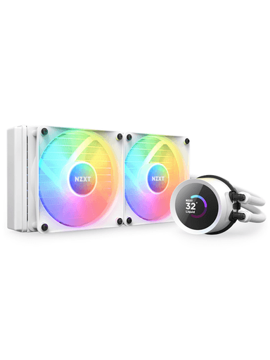 NZXT Kraken 240 White RGB - CPU Vattenkylare - Max 31 dBA