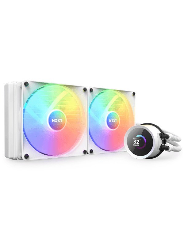 NZXT Kraken 280 White RGB - CPU Vattenkylare - Max 32 dBA