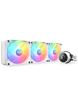 NZXT Kraken 360 White RGB - CPU Vattenkylare - Max 31 dBA