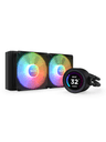 NZXT Kraken Elite 240 RGB - Kylsystem med vätska till processorn - med LCD-display - (för: AM4, TR4, sTRX4, LGA1200, LGA1700, AM5, LGA115x Socket) - koppar - 120 mm - mattsvart