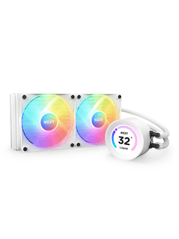 NZXT Kraken Elite 240 White RGB - CPU Vattenkylare - Max 31 dBA