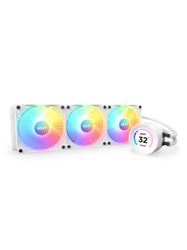 NZXT Kraken Elite 360 White RGB - CPU Vattenkylare - Max 31 dBA