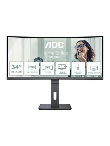 34" AOC Pro-line - 3440x1440 - 100Hz - VA - 65W USB-C - KVM Switch