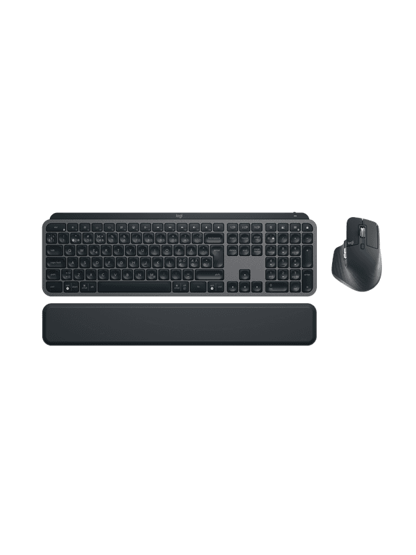 Logitech MX Keys S Combo Graphite - ND - Tangentbord - Nordisk - Svart