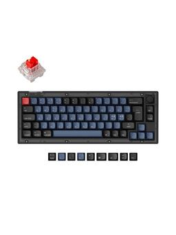 Keychron V2 QMK/VIA Knob - K Pro Red - Gaming Keyboard - Utan numpad - Nordisk - Svart