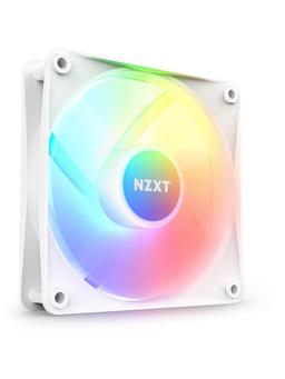 NZXT F120 RGB Core - White - Chassi fläkt - 120mm - Vit med RGB-ljus - 34 dBA