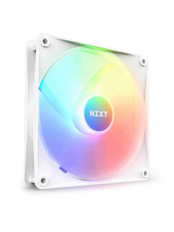 NZXT F140 RGB Core - White - Chassi fläkt - 140mm - Vit med RGB-ljus - 35 dBA