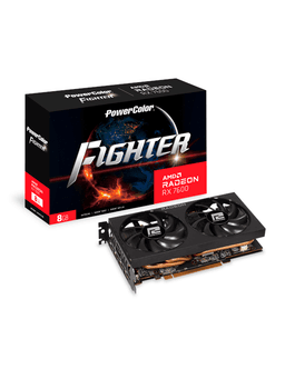 PowerColor Radeon RX 7600 Fighter - 8GB GDDR6 RAM - Grafikkort