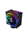 Akasa Soho H4 Plus - Processorkylare - (för: AM4, LGA1200, LGA1700, AM5, LGA115x Socket, LGA20XX) - värmerör av koppar med aluminiumflänsar - 120 mm