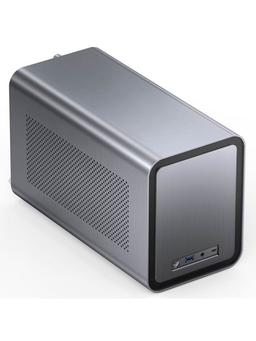 Jonsbo N1 Grey - mini itx - Chassi - Grå