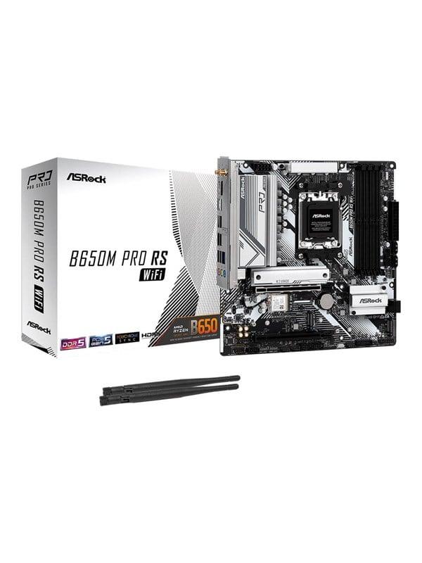 ASRock B650M PRO RS WIFI Moderkort - AMD B650 - AMD AM5 socket - DDR5 RAM - Micro-ATX