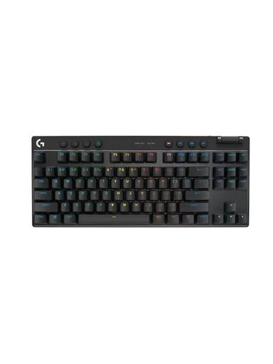 Logitech G PRO X TKL LIGHTSPEED - Logitech GX Red (Linear) - Linear - Gaming Keyboard - Utan numpad - Nordisk - Svart