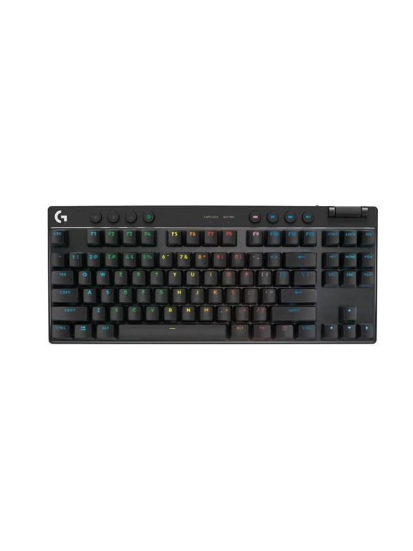 Logitech G PRO X TKL LIGHTSPEED - Svart - Linjär - ND - Gaming Keyboard - Utan numpad - Nordisk - Svart