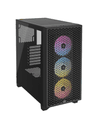 Corsair 3000D RGB Tempered Glass Mid-Tower - Black